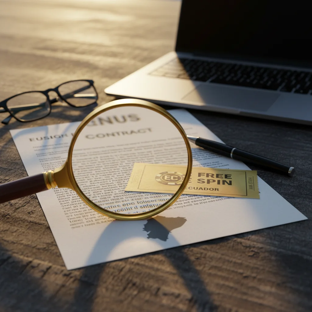 Bonos y giros gratis para tragamonedas en Ecuador: cómo leer la letra pequeña